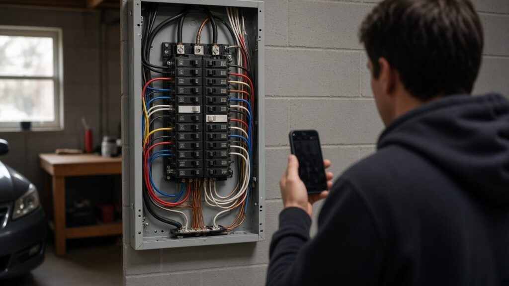 A Level 2 charger quote starts with the existing service
