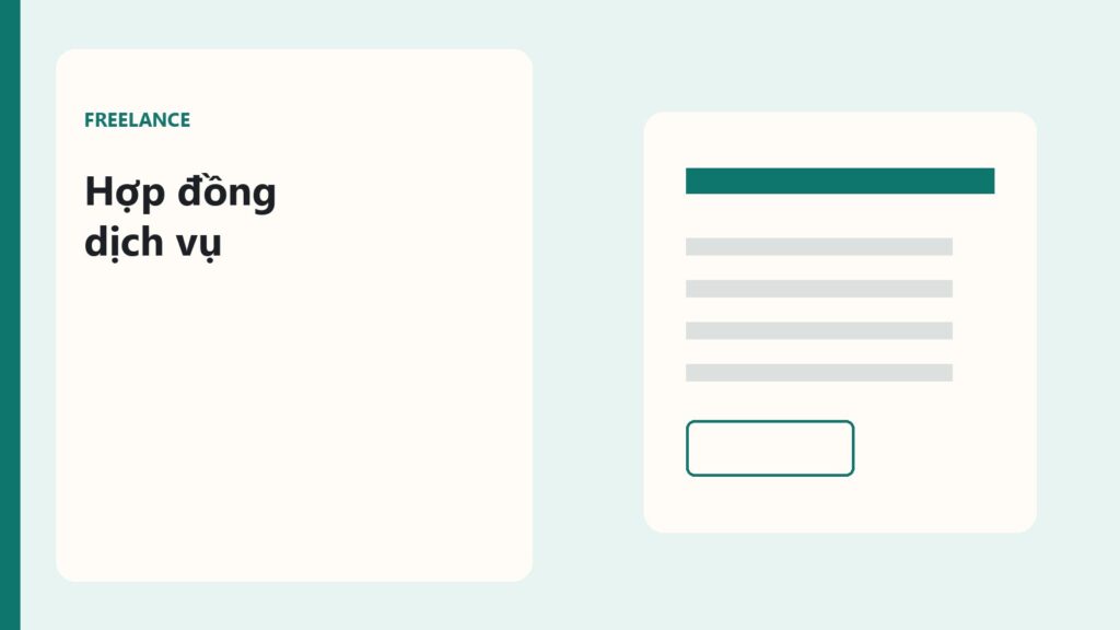 Mẫu hợp đồng dịch vụ Freelance: điều khoản bàn giao và thanh toán