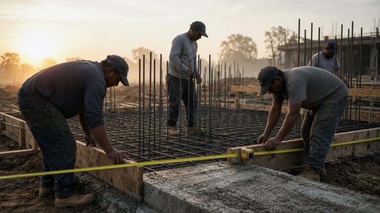 Pre-pour checks are measurements, not a feeling about the slab