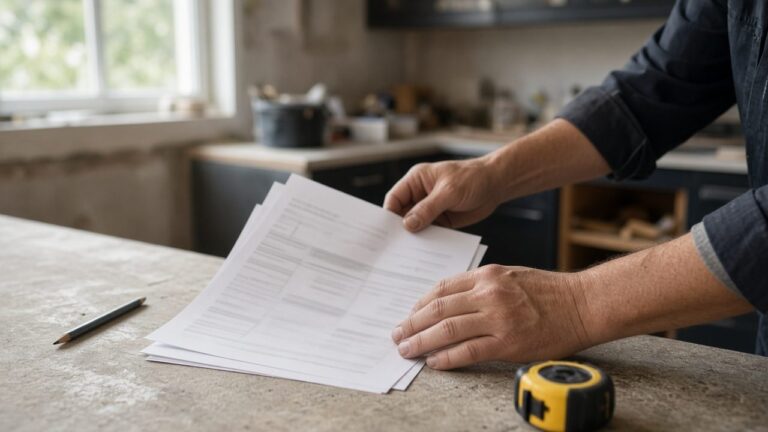 Put construction quote exclusions on the first page